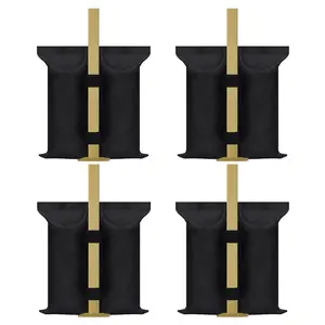 Canopy Weights 112 LBS Sand Bags Gazebo Tent Sand Extra Large Pop up Gazebos Weights Sand Bags for Ez Pop up Tent Outdoor Canopies 4Pack (No Sand)