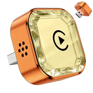 2026 New Wireless CarPlay Adapter for iPhone/Android 2-in-1 Dongle | Diamond Edition