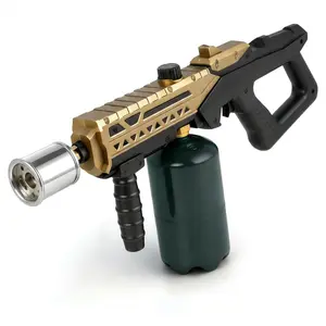 Propane Torch for Cooking, Adjustable High-Power Flame Thrower with Safety Lock, Multi-Purpose Grill Lighter for BBQ, Campfire & Weed Burning – Propane Tank Sold Separately