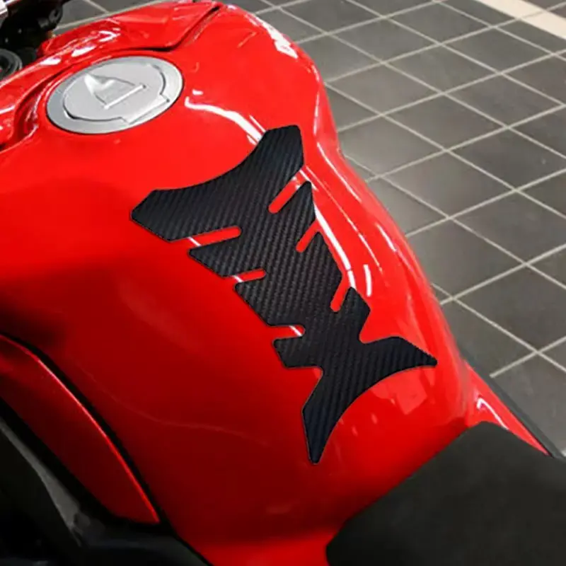 Carbon Fiber Motorcycle Gas Fuel Pad Protector Sticker - Easy Apply Modern Biker Decoration, Sticker Decals, Magnets & Biker Decals, Motorcycle Decoration, Biker Decals, Magnets & Stickers