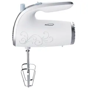212 MAIN Kitchen 5-Speed Hand Mixer, Brentwood HM-48W, White, Kitchen Household Products, 150W Power