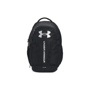 Under Armour Hustle 5.0 Logo Print Zipper Backpack in Polyester for Men and Women