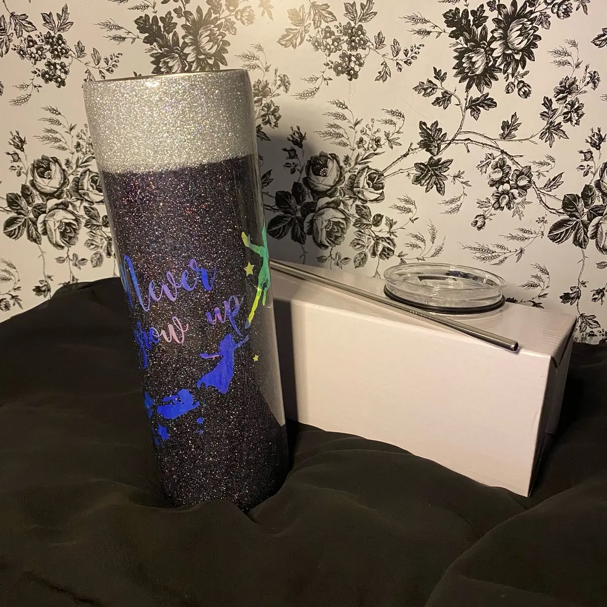 30oz Handmade Glitter Resin Tumbler Set