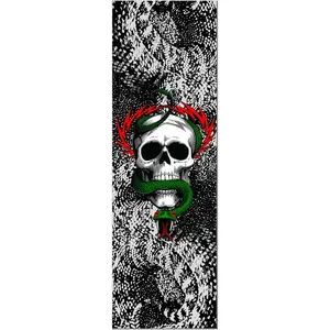 Powell Peralta Skateboard Griptape McGill Skull and Snake Clear 10.5" x 33"