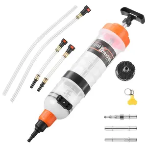 Summervibes VEVOR 1500CC Fluid Extractor, Manual Automotive Fluid Pump Extractor, Oil Syringe with Long Hose and Extension Tubes Easy Oil Change, Suction Pump for Lawn Mowers Cars Ships Golf Carts Motorcycles