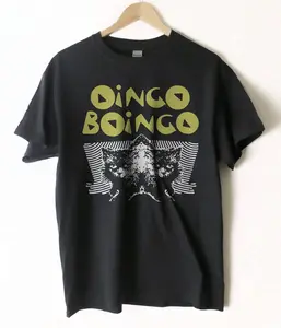 Oingo Boingo T shirt screen print short sleeve shirt cotton