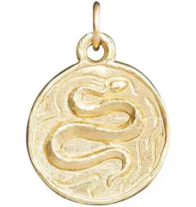 Snake Coin Charm