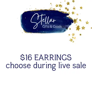$16 Earrings - Choose your style during our live sale!