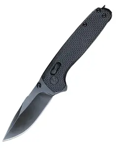 Camping folding knifves 4 colour black blade