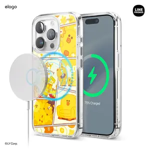 LINE FRIENDS | elago MagSafe Yellow Sally Case for iPhone 15 Pro