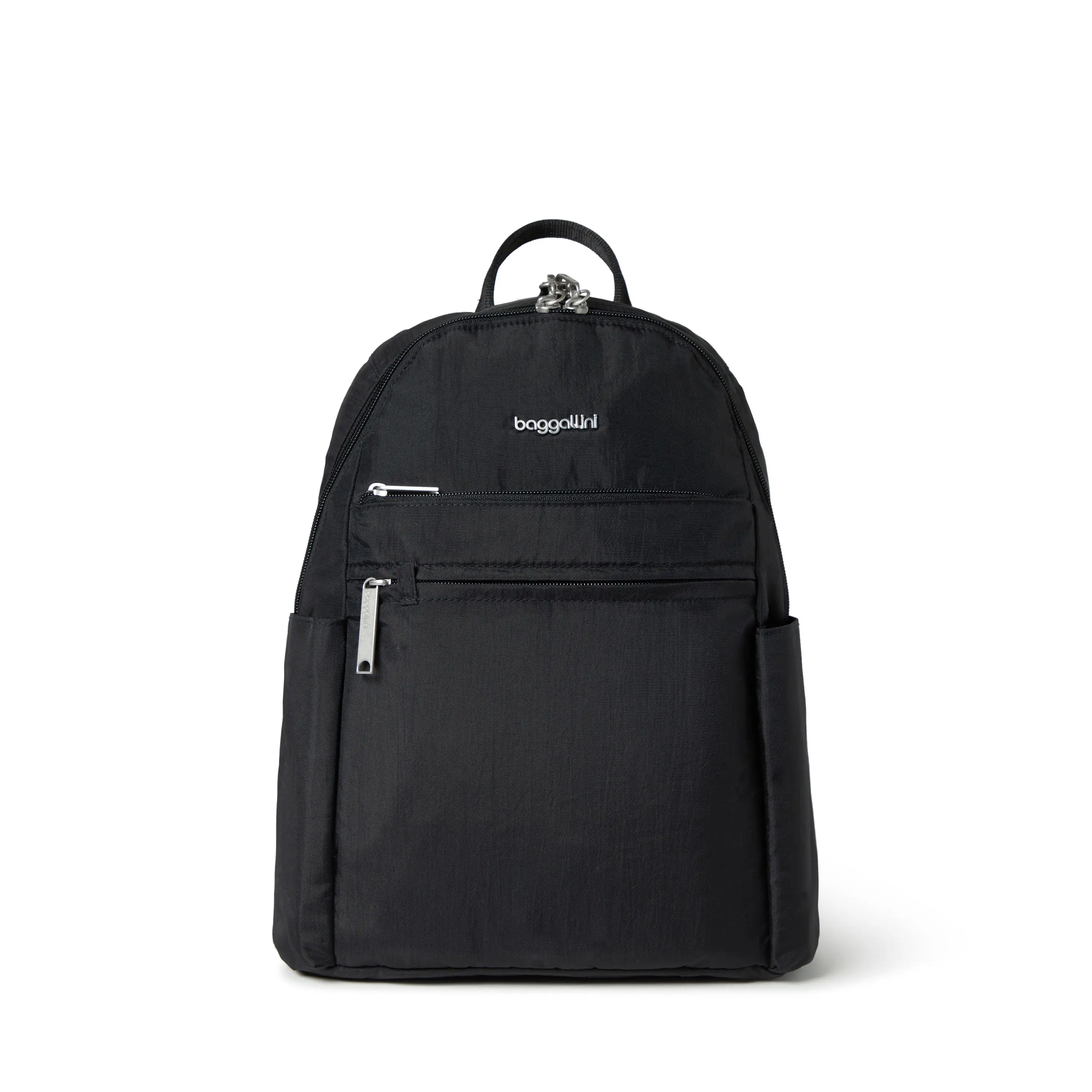baggallini Securtex® Anti-Theft Casual Travel Backpack, Durable Organized Stylish Daypack, Durable Backpack, Organized Daypack, Locking Zips, Nylon