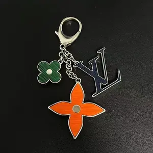 Pre-owned Louis Vuitton Multicolor Fleur D'Epi Key Holder Twins LDJ4254