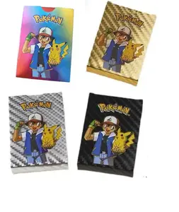 55Pcs GOLD PACK CARDS Collectible cards CCG Card Foil GX Vmax GX Card Charizard Rar TOYS FOR GIFT PRESENT KIDS