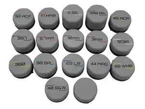 Ammo Case Pocket Sized 3D Printed 40S&W Holds 20 Rounds for Range Use Compact 3x1.5 Inches Lightweight PLA Design