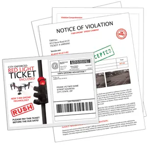 Red Light Prank Mailer Joke Gag Sent 100% Anonymously!