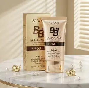 High-coverage waterproof snail BB cream - matte finish, long-lasting moisturizing and oil control, creates a natural makeup look, refreshing and non-greasy,  a great gift for Mother's Day, Christmas, and Valentine's Day.