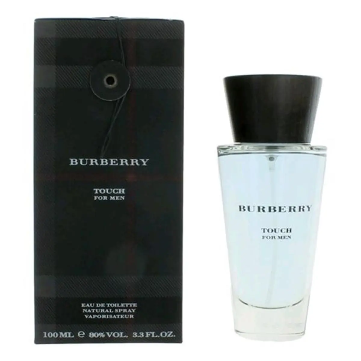 BURBERRY Touch for Men Aromatic Woody Eau de Toilette Spray - Woody Fragrance with Artemisia Notes & Aromatic Cedarwood, 3.3 fl oz Men's Fragrance, Fragrance Perfume Scent