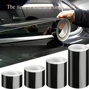 Car door edge protective film glossy surface, packaging tape, with self-adhesive universal, car window decorative film tape, suitable for car interior, hood, roof, Car Stickers, Sticker For Cars, Vehicle Decoration