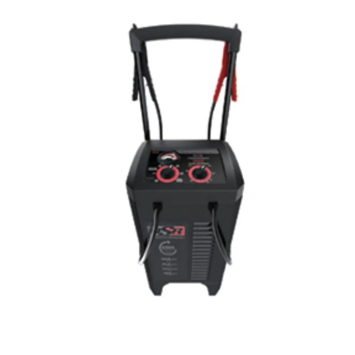 Schumacher SHM-DSR140 Pro Series 12-24V 200A Manual Car Battery Charger & Engine Starter, Compact Profile with Clamps, Ammeter, Clamp Storage, Compact Wheels, Retractable Handle, High Quality Material, Solid Performance