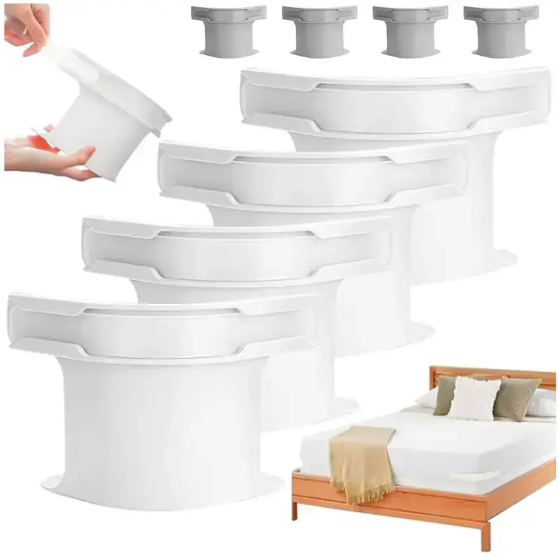 4 Pack Bed Sheet Holder Strips, Locking Clips, Corner Fitted for All Mattress Sizes, Heavy Duty Elastic Straps, Keep Sheets Firm & Tight, No Slipping or Wrinkles, Durable Bedding Accessories, SummerVibes