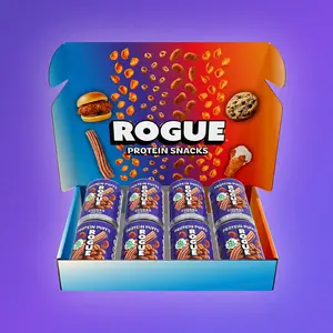 Rogue Protein Snacks | Cinnamon Churro Protein Chips (4-pk & 8-pk) | 20g Protein, Clean Ingredients, 1B+ Active Probiotics, Flavor Blasted Healthy Snack