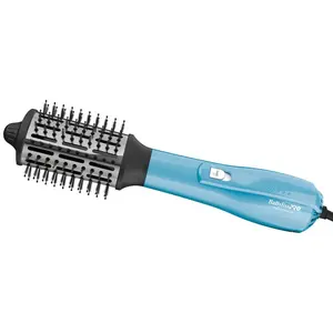 BaBylissPRO Nano Titanium 2.5" Oval Ionic Hot Air Brush Hair Dryer - Blue - 600W