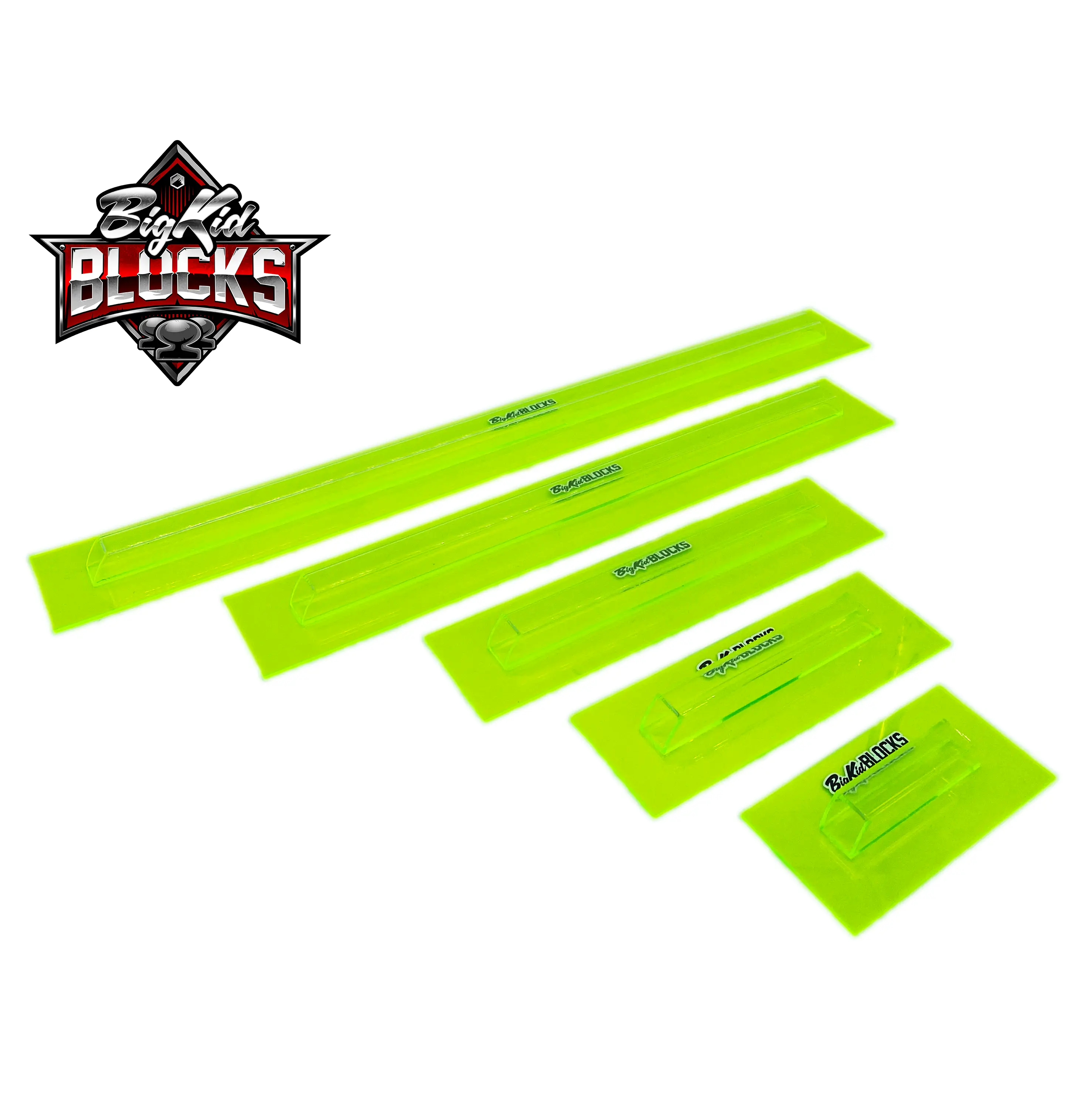 Big Kid Blocks BLEMISHED Money Maker Blocks - Neon Green
