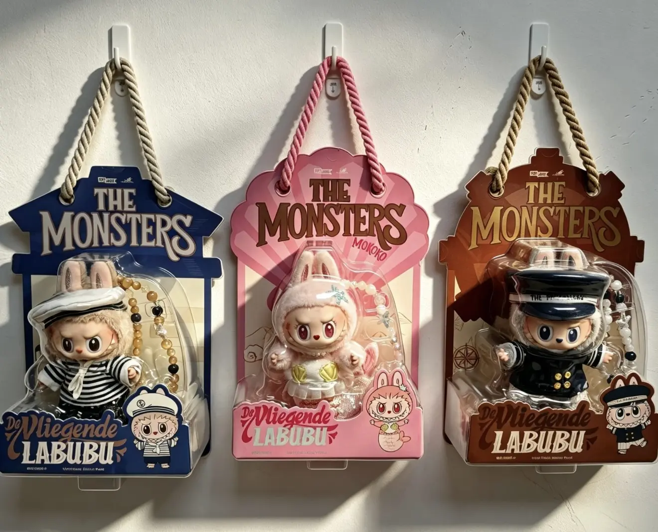 Flying LABUBU Captain Sailor Mermaid Series Keychain