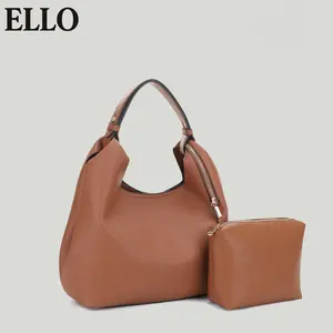 Women’s Vegan Leather Hobo Shoulder – Minimalist Large Tote for Work, Travel & Everyday Use with Zipper Pouch Casual Commuter Bag Quilted Purse Bags