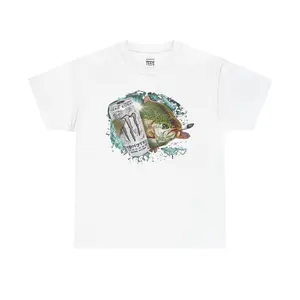 Dope Fish Shirt – Funny White Monster Fish Tee Casual Daily Wear Tee For Men & Women, Apparel Made In The USA