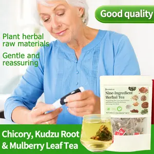 KANGLAI Chicory and Mulberry Herbal Tea Ready to Eat Convenient Beautify & Nourish | Orange Peel & Chrysanthemum –Cool Relief from Heat| 12 Tea Bags Healthy Vegan