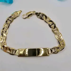 ID bracelet new style gold-plated fashion design  beautiful style 10N ENGRAVING AVAILABLE leave a note with your name