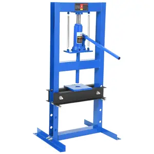 [TOP RATED - FLASH SALE] Garvee 6 Ton Hydraulic Press Heavy-Duty Adjustable H-Frame Garage Floor Shop Press for Automotive Repair Metal Straightening Black