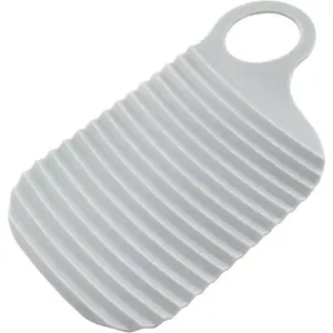 Portable mini washboard, a tool for washing and cleaning clothes, suitable for home travel, outdoor use, gray appearance, outdoor cleaning accessories, travel laundry assistance tools, portable scrubber, handheld washboard, rectangular washboard, sim