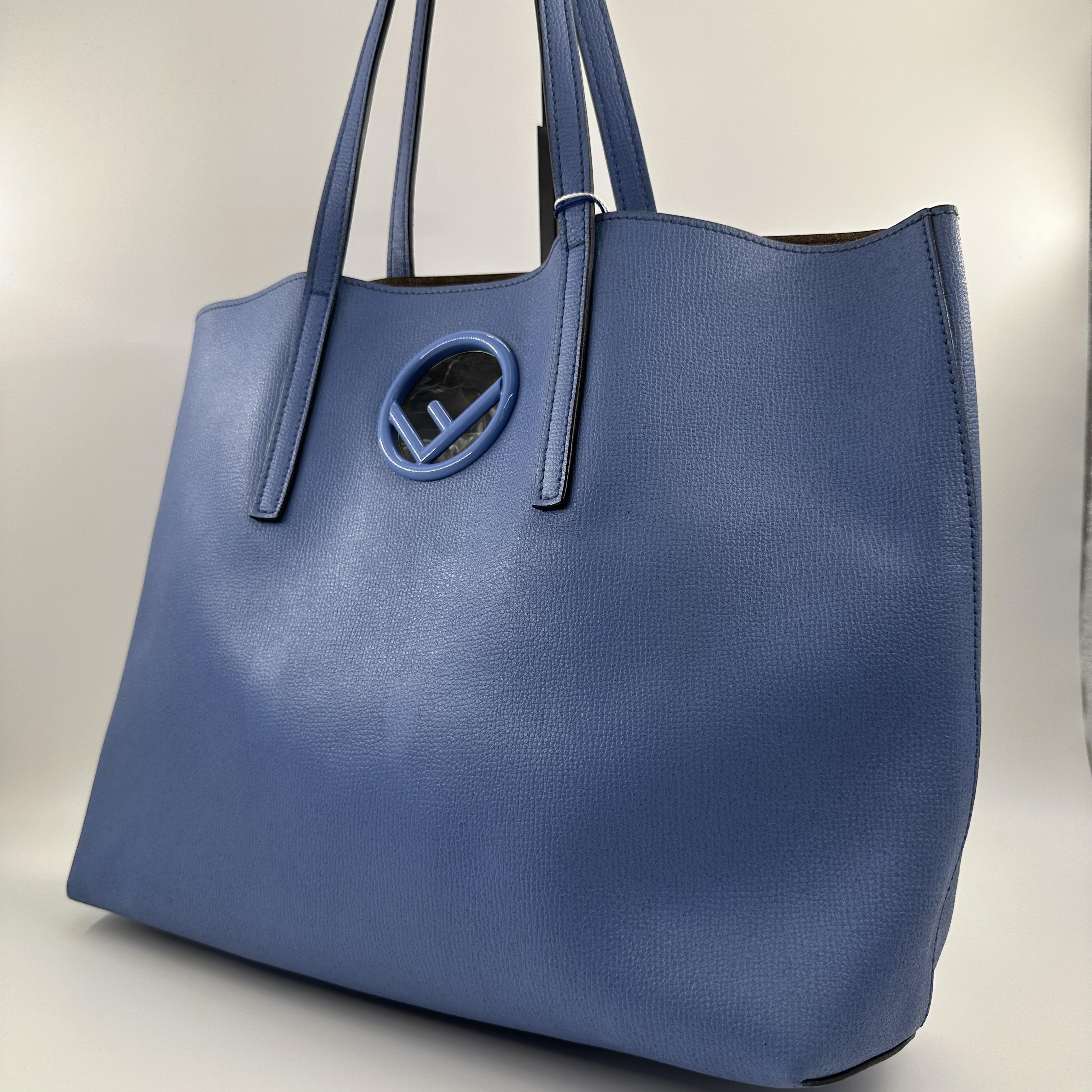 Pre-owned FENDI leather tote shoulder/handbag