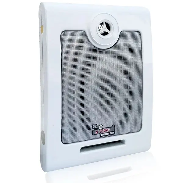 5 Core Passive Outdoor Wall Mount Speakers - 500W Peak Waterproof Wired Connection Speakers for Home, Patio, Outdoor Audio System, Speaker