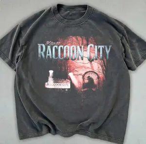 [ Sale Up To 40%]Comfort Colors® Vintage 90s Raccoon City Graphic Tee, Retro Resident Evil Fan Shirt, Streetwear Unisex T-Shirt