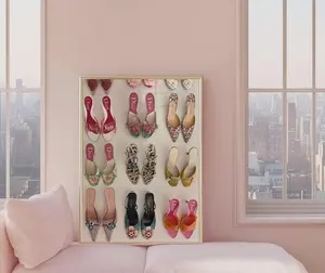 Vintage Heels Poster Print, Heels Poster, High Heels, Luxury High Fashion, Designer Art, Fashion, Preppy Home Decor, Gift for Her.