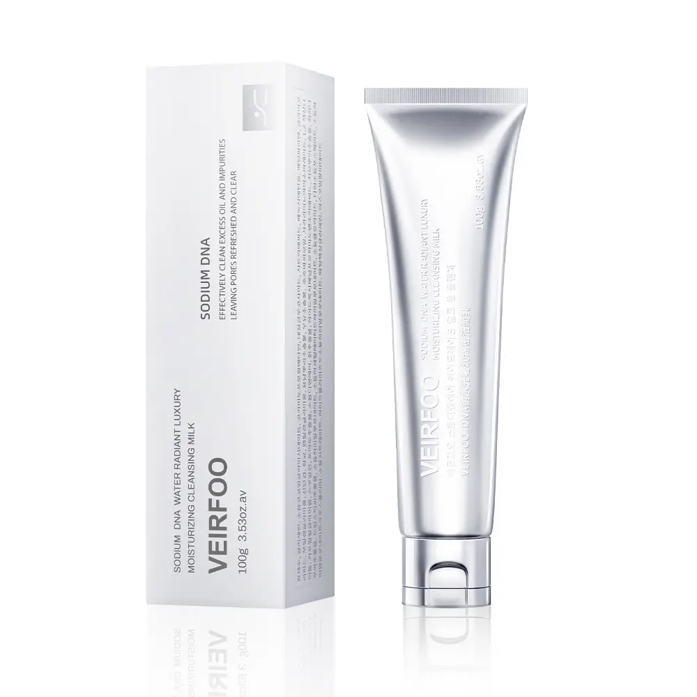 Korean Brands Sodium DNA Water Radiant Luxury Moisturizing Cleansing Milk Korean Skincare Formula with DNA Water Tech for Radiant Skin Care