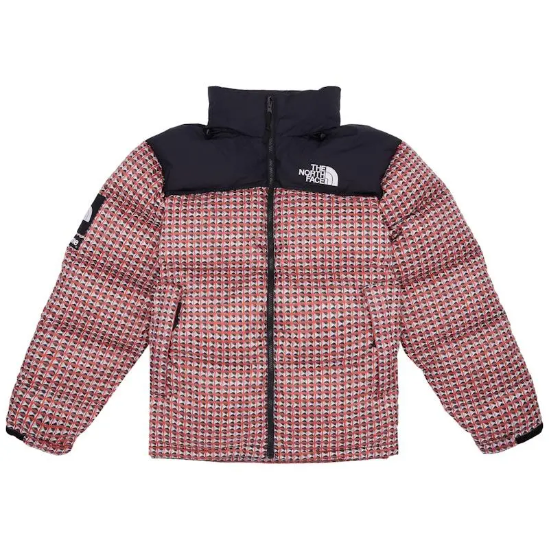 Supreme Men's The North Face Studded Nuptse Jacket Red, from StockX
