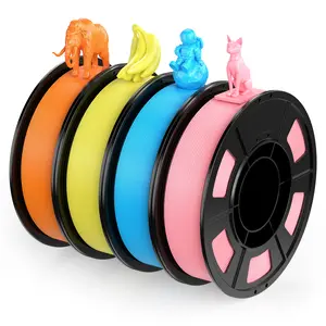 PLA 3D Printer Filament for Tina 2, Dimensional Accuracy +/- 0.02mm, 1.75MM 250G 3D Printer Filament Bundle for 3D Printers, 3dprinter,printer filament bundle,filament maker