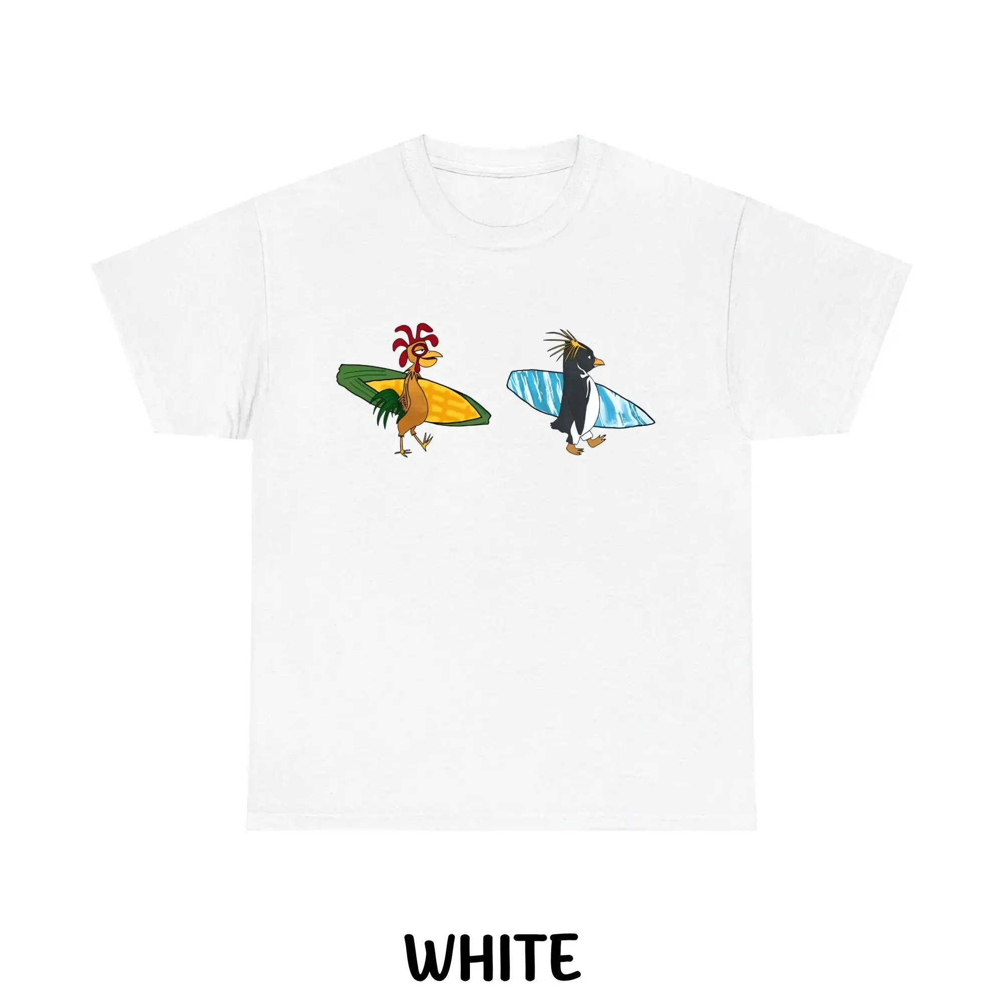 100% Cotton  Cody Maverick & Chicken Joe Surfs Up Unisex T-Shirt, Graphic T-shirts, Funny Shirt, Trendy ShirtXX