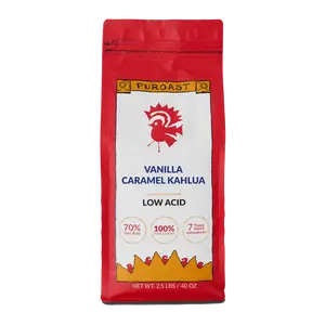Puroast Vanilla Caramel Kahlua - Low Acid Medium Roast Coffee with 70% Less Acid & 100% Full Flavor