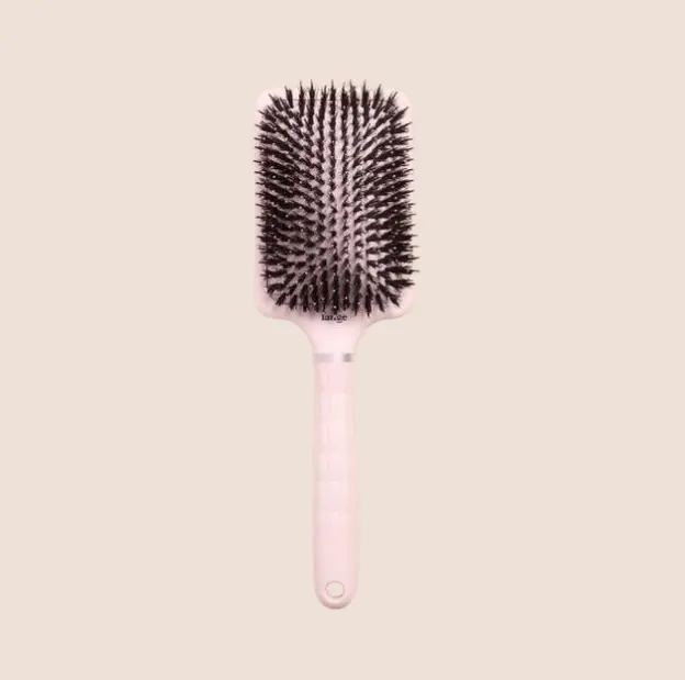 L'ANGE HAIR - Detangling Paddle Brush, Nylon & Boar Bristles for Wet or Dry Hair, Built for Thick Hair, Reduces Snagging & Breakage, Tames Flyaways & Frizz for Softer, Shinier Strands