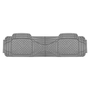 Semi-Custom ClimaProof Trimmable Non-Slip Vinyl Car Floor Mats - Rear Set Gray
