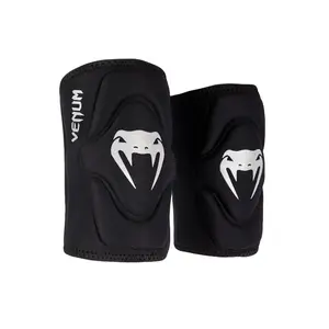 Venum Gel Kontact Knee Pads - Black/Silver