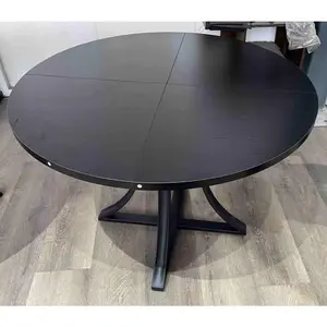 Garvee Elegant Round Dining Table Suitable for 4 to 6 People, Perfect for Family Meals and Gatherings, Designed to Enhance Dining Experience with Comfortable Seating and Stylish Appearance