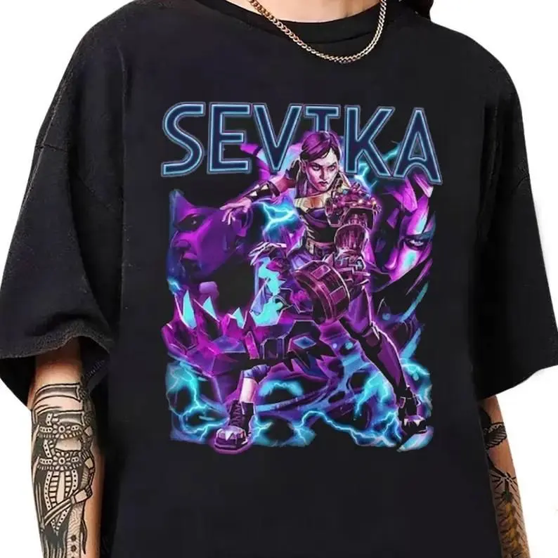 SEVIKA Arcane Distressed Vintage Gift For Fans T Shirt QA15708
