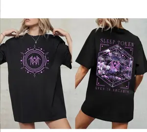 Sleep Token Even In Arcadia Album Flamingo 2 Sides T-shirt, Even In Arcadia Flamingo Emblem T-shirt, Cozy Sweatshirt and Hoodie, Perfect Gift for Rock Music Fans, Men and Women, Unique Merch for Enthusiasts