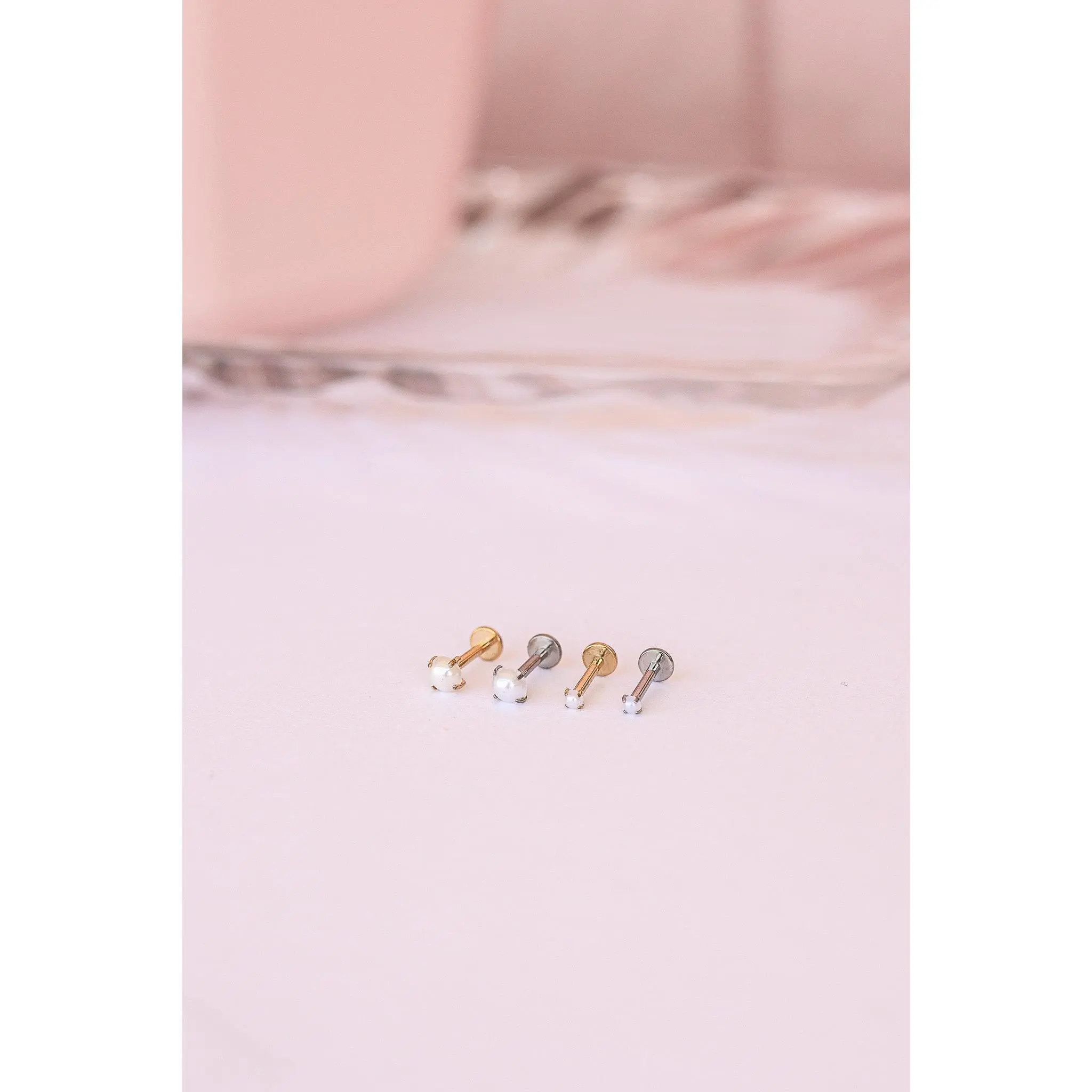Pearl Flat Back Stud